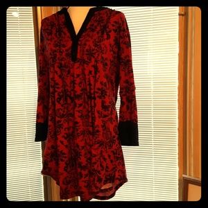 Black & Red Tunic
